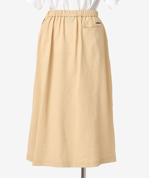 THOUSAND MILE（サウザンドマイル）の「[L's]WRAPPED SKIRT SEERSUCKER/ラップスカートシアサッカー（スカート・レディース・ネイビー/ブラウン/イエロー/ブラック・L/M）」の16枚目の写真