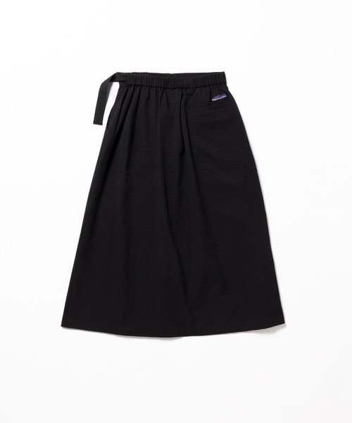 THOUSAND MILE（サウザンドマイル）の「[L's]WRAPPED SKIRT SEERSUCKER/ラップスカートシアサッカー（スカート・レディース・ネイビー/ブラウン/イエロー/ブラック・L/M）」の20枚目の写真