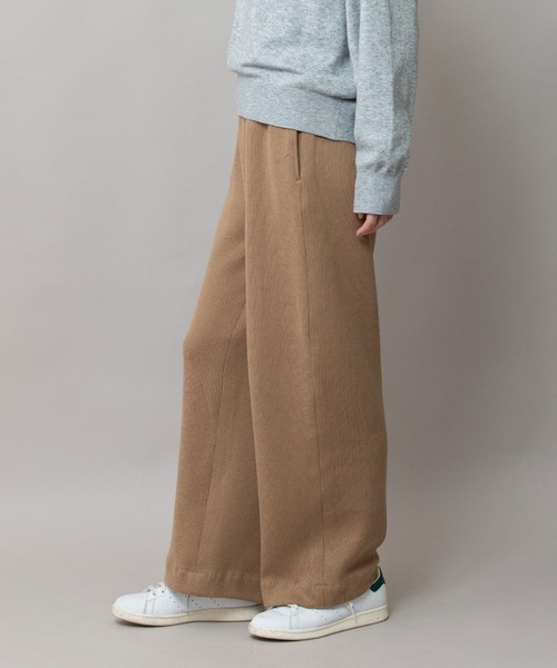 Munich（ミューニック）の「ニットライクジャージーワイドイージーパンツ（その他パンツ・レディース・キャメル/ダークグレー/ブラック・S/XS）」の3枚目の写真