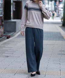 Munich | ニットライクジャージーワイドイージーパンツ(その他パンツ)