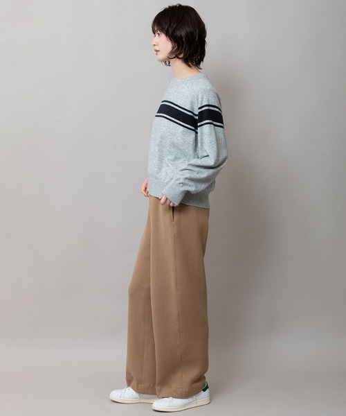 セール】ニットライクジャージーワイドイージーパンツ（その他パンツ
