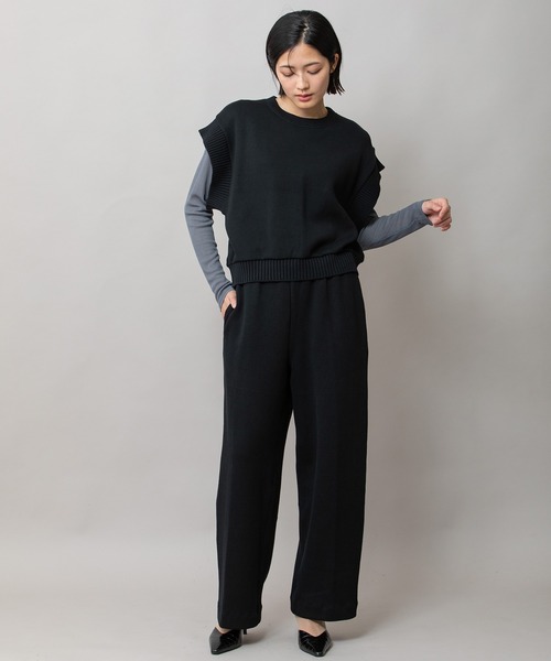 Munich（ミューニック）の「ニットライクジャージーワイドイージーパンツ（その他パンツ・レディース・キャメル/ダークグレー/ブラック・S/XS）」の13枚目の写真