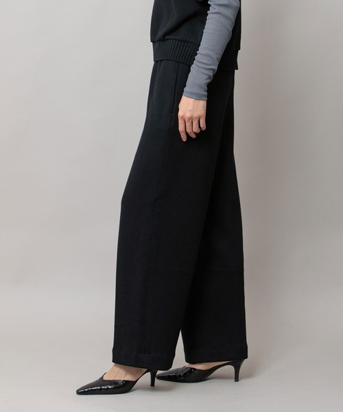 Munich（ミューニック）の「ニットライクジャージーワイドイージーパンツ（その他パンツ・レディース・キャメル/ダークグレー/ブラック・S/XS）」の9枚目の写真