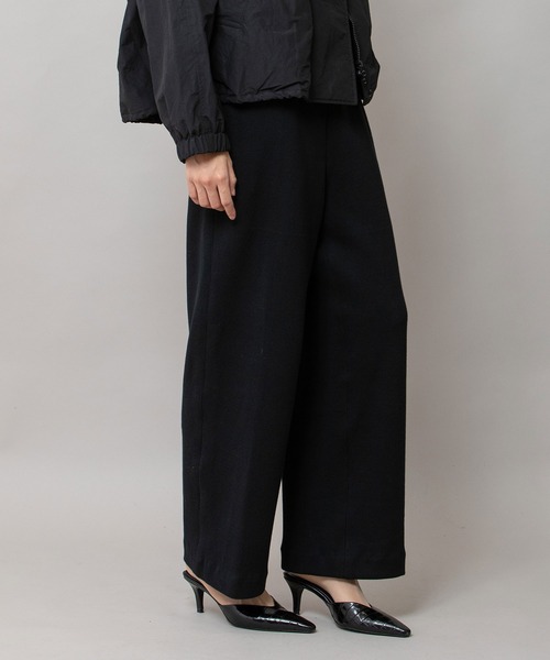 Munich（ミューニック）の「ニットライクジャージーワイドイージーパンツ（その他パンツ・レディース・キャメル/ダークグレー/ブラック・S/XS）」の18枚目の写真