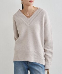 まみ⭐︎さま専用　IENA イエナ チャイニーズラクーンVネック プルオーバー IENA（イエナ）の「チャイニーズラクーンVネックプルオーバー