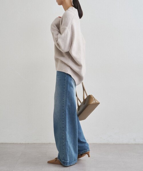 ウール100Vニット（ニット/セーター）｜LOUNGEDRESS（ラウンジドレス