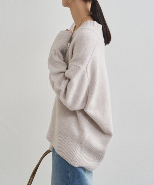 LOUNGEDRESS（ラウンジドレス）の「ウール100Vニット（ニット/セーター・レディース・ネイビー/ベビーピンク/アイボリー・FREE）」の15枚目の写真