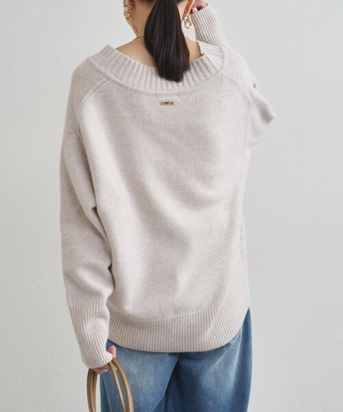 LOUNGEDRESS（ラウンジドレス）の「ウール100Vニット（ニット/セーター・レディース・ネイビー/ベビーピンク/アイボリー・FREE）」の16枚目の写真