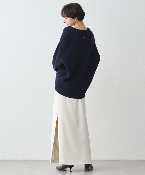 LOUNGEDRESS（ラウンジドレス）の「ウール100Vニット（ニット/セーター・レディース・ネイビー/ベビーピンク/アイボリー・FREE）」の21枚目の写真