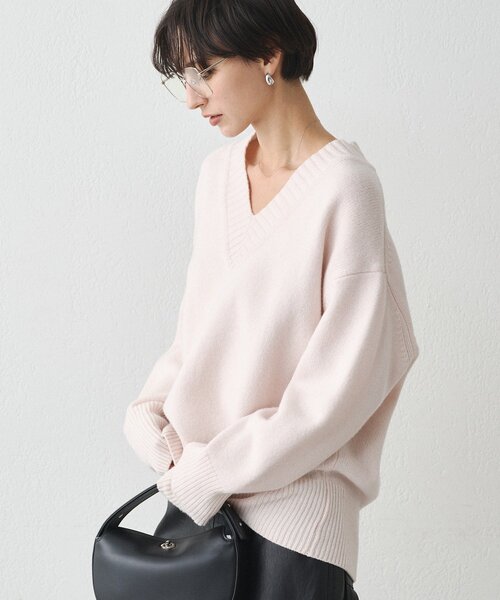 ウール100Vニット（ニット/セーター）｜LOUNGEDRESS（ラウンジドレス