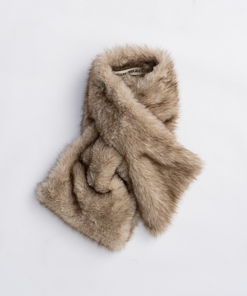 PRANK PROJECT(プランクプロジェクト)の「ファーマフラー / Fur Muffler(マフラー・レディース・ブラウン/ベージュ・FREE)」の14枚目の写真