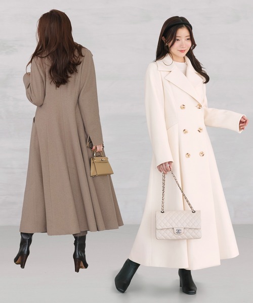 セール】マキシ フレアコート ｜ アウター / ウールコート / コート