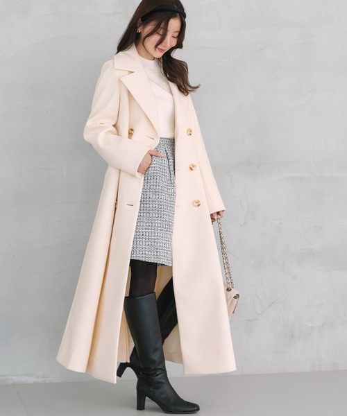 セール】マキシ フレアコート ｜ アウター / ウールコート / コート