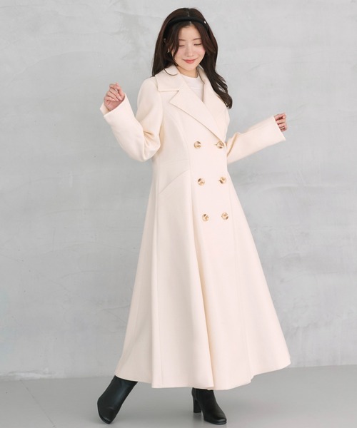 セール】マキシ フレアコート ｜ アウター / ウールコート / コート