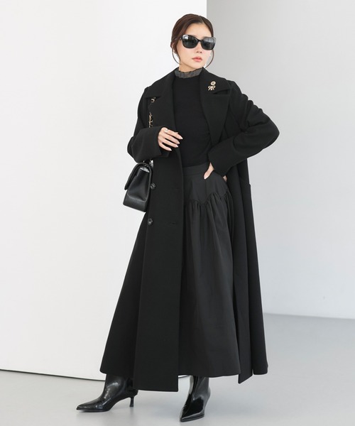 セール】マキシ フレアコート ｜ アウター / ウールコート / コート