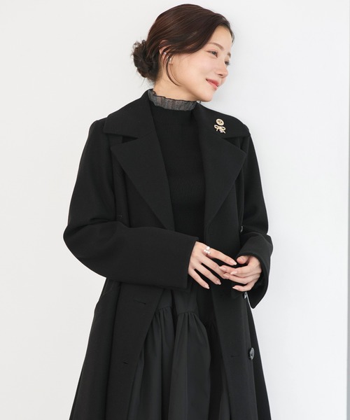 マキシ フレアコート ｜ アウター / ウールコート / コート / ロング