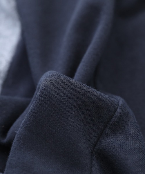 kOhAKU(コハク)の「『配色異素材切替ニットカーディガン』(カーディガン/ボレロ・レディース・杢グレー・FREE)」の4枚目の写真