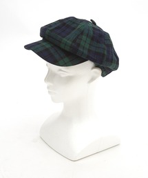 ankoROCK(アンコロック)のan meets zakka 起毛肉厚ネルタータンチェック柄ハンチング(別売りイヤーマフ取付可)(キャスケット)