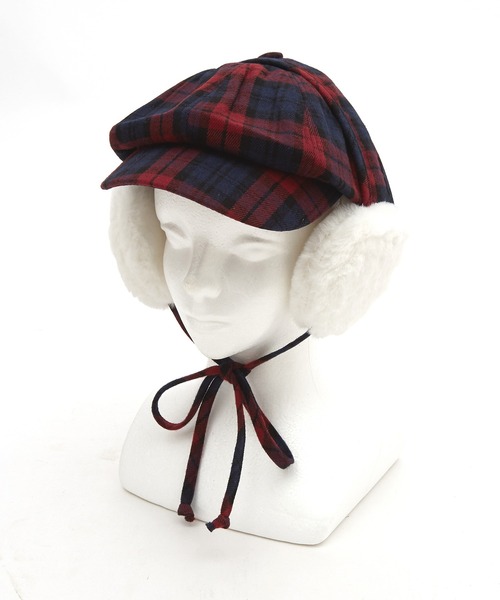 セール】an meets zakka 起毛肉厚ネルタータンチェック柄キャスケット