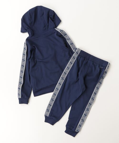 NIKE（ナイキ）の「ナイキ NIKE NKN HOODED FZ PROPUS TAPING SE（パーカー・キッズ・ベージュ/ネイビー・90cm/100cm/95cm）」の3枚目の写真