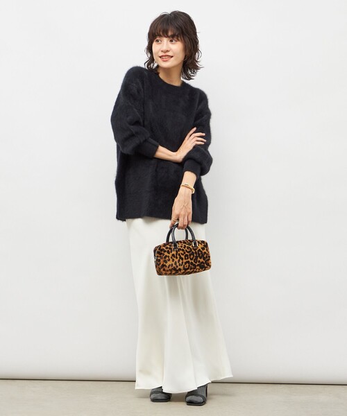 ノーリーズソフィ　カシミヤ混ヘアリークルーネックプルオーバーニット カシミヤ混ヘアリークルーネックプルオーバー（ニット/セーター