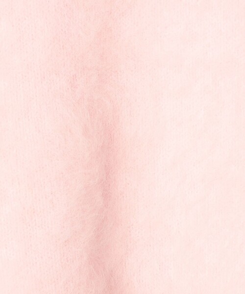 カシミヤ混ヘアリークルーネックプルオーバー（ニット/セーター