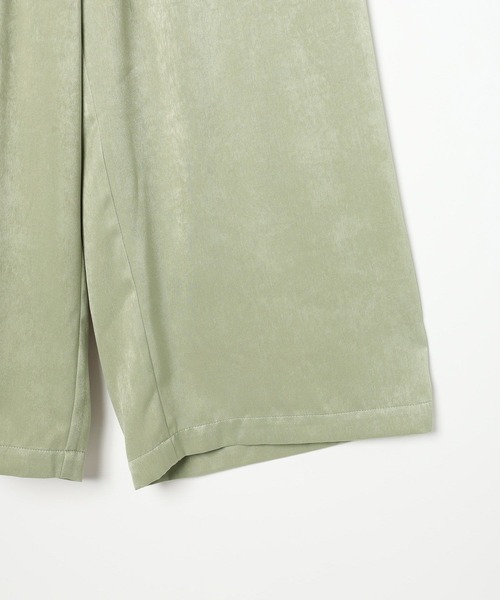 LEPSIM（レプシィム）の「サテンギャザーWストレートパンツ　600152（その他パンツ・レディース・セージグリーン/ブラック/アイボリー/カーキブラウン・FREE）」の8枚目の写真