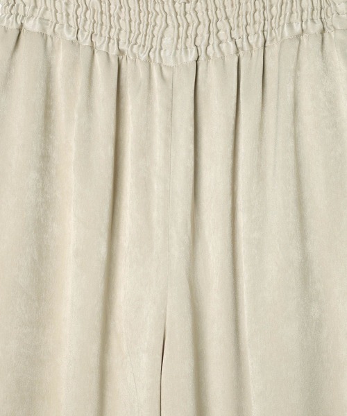 LEPSIM（レプシィム）の「サテンギャザーWストレートパンツ　600152（その他パンツ・レディース・セージグリーン/ブラック/アイボリー/カーキブラウン・FREE）」の11枚目の写真