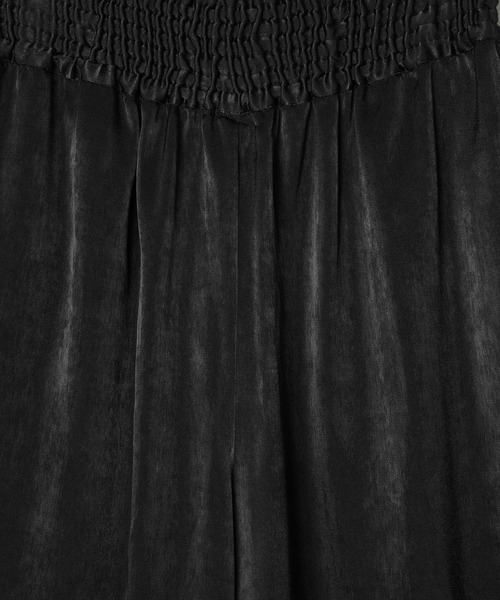 LEPSIM（レプシィム）の「サテンギャザーWストレートパンツ　600152（その他パンツ・レディース・セージグリーン/ブラック/アイボリー/カーキブラウン・FREE）」の12枚目の写真