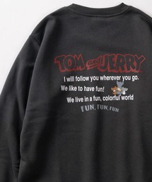 Tom＆Jerry（トムアンドジェリー）の「【71】【TOM＆JERRY/トムとジェリー】ロゴ＆ボックスデザイン 裏起毛 スウェット（スウェット）」