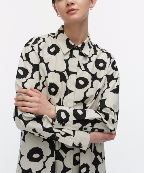 marimekko(マリメッコ)の「【ASIA EXCLUSIVE】Ae Runoelma Unikko / Dress(ワンピース・レディース・ライトグレー・40/38/36/34)」の4枚目の写真