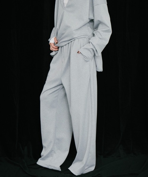 HANNE（アン）の「ストレートイージーパンツ（その他パンツ・レディース・グレー/ネイビー・S/M）」の13枚目の写真