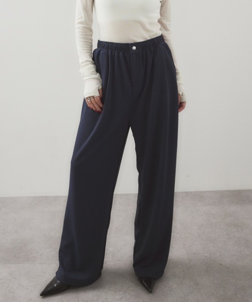 HANNE（アン）の「ストレートイージーパンツ（その他パンツ・レディース・グレー/ネイビー・S/M）」の5枚目の写真