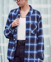 REMI RELIEF | REMI RELIEF/レミレリーフ SP加工 オンブレネルチェック レギュラーシャツ(シャツ/ブラウス)