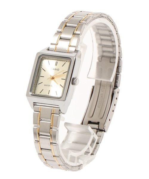 CASIO(カシオ)の「【RES】【CASIO(カシオ)】クラシックメタルスクエア(アナログ腕時計・レディース・ゴールド系その他/ゴールド/シルバー系その他/シルバー・FREE)」の3枚目の写真