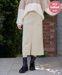 ikka | 【雑誌InRed1月号掲載】フェイクスエードスカート【親子コーデ】(スカート)