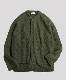 BALLAST ARK（バラストアーク）の「BALLAST ARK / バラストアーク：V-Neck Knit Cardigan：BA12-KC01[AST]（カーディガン/ボレロ）」