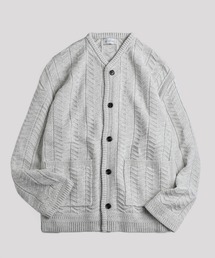 BALLAST ARK（バラストアーク）の「BALLAST ARK / バラストアーク：V-Neck Knit Cardigan：BA12-KC01[AST]（カーディガン/ボレロ）」