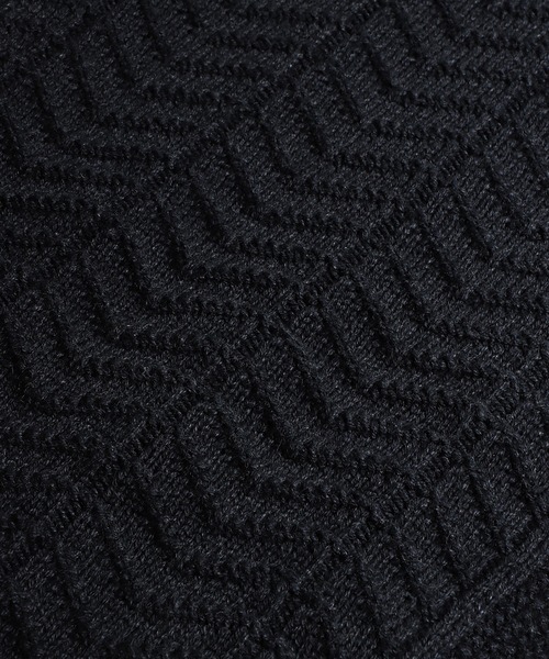 BALLAST ARK（バラストアーク）の「BALLAST ARK / バラストアーク：V-Neck Knit Cardigan：BA12-KC01[AST]（カーディガン/ボレロ・メンズ・ヘザーグレー/モスグリーン/ブラック・L/M）」の9枚目の写真