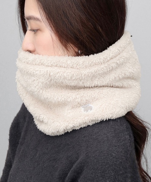 もこもこ ファーフリース ボアネックウォーマー（ネックウォーマー