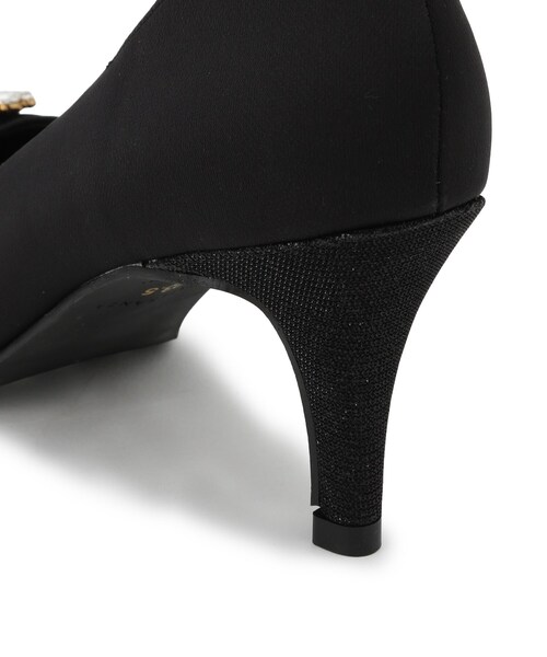 ESPERANZA（エスペランサ）の「【12時間パンプス】約7．5cm／ビジューベルト パーティ-結婚式に最適（パンプス・レディース・ベージュ系2/ブラック系2/グレー系2・24.5cm/24.0cm/23.5cm/23.0cm/22.5cm）」の22枚目の写真