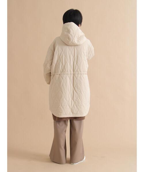 sm2rhythm（サマンサモスモスリズム）の「キルトレイヤードジャケット（ノーカラージャケット・レディース・ベージュ/カーキ/ブラック・F）」の14枚目の写真