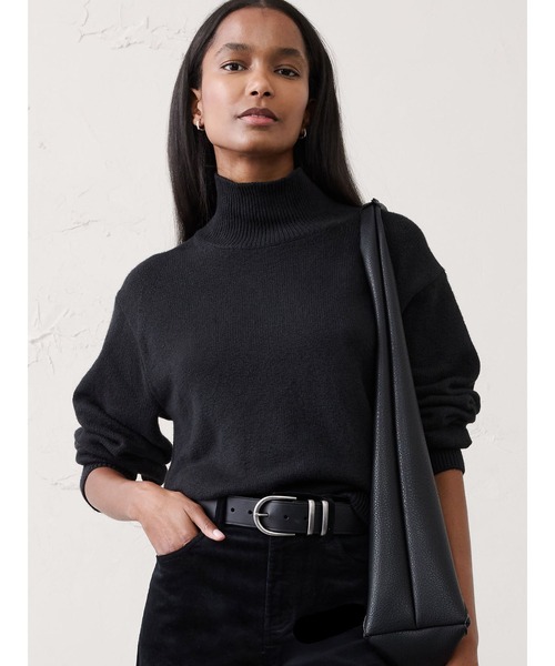BANANA REPUBLIC FACTORY STORE(バナナリパブリック ファクトリーストア)の「BANANA REPUBLIC FACTORY STORE コージータートルネック プルオーバーセーター(ニット/セーター・レディース・ホワイト/グリーン/ナチュラル/ブラック・L/M/S/XS)」の2枚目の写真