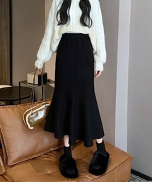 Forcement（フォースメント）の「フィッシュテールミディ丈スカート（スカート）」