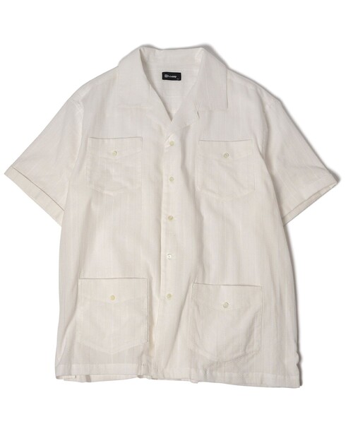 Subciety(サブサエティ)の「Leno cloth guayabera shirt(シャツ/ブラウス・メンズ・ブラック/イエロー/ホワイト・MEDIUM/LARGE/X-LARGE/SMALL)」の15枚目の写真