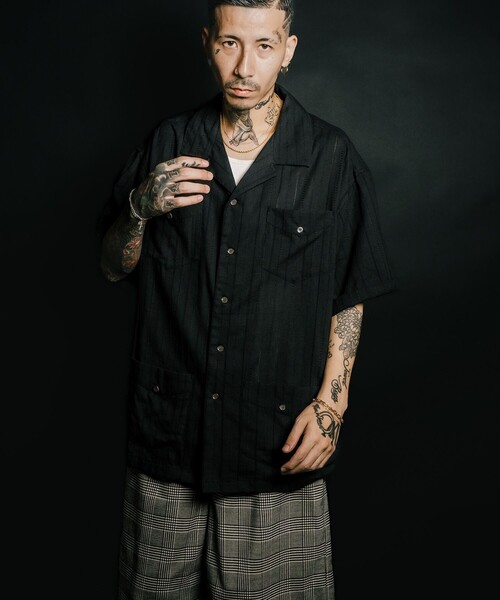 Subciety(サブサエティ)の「Leno cloth guayabera shirt(シャツ/ブラウス・メンズ・ブラック/イエロー/ホワイト・MEDIUM/LARGE/X-LARGE/SMALL)」の21枚目の写真