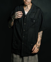 Leno cloth guayabera shirt