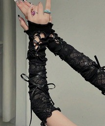 CALIFORNIA OUTFITTERS(カリフォルニア アウトフィッターズ)のG10D2-TJ レースアップリボンアームカバー スリーブカバー(アームカバー)