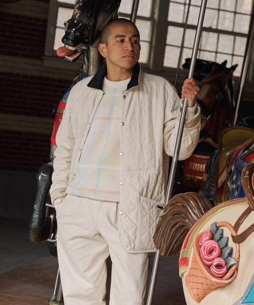LAVENHAM（ラベンハム）の「Noah X Lavenham Denham Mens / ノア デンハム メンズ（その他アウター・メンズ・オリーブ/ホワイト/ダークネイビー・M/L/S）」の4枚目の写真