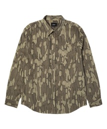 WARPED CAMO CORDUROY SHIRT